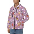 thumbnail image 3 of Naloa Lovely Animals Men’s Hoodies, Zip up Hoodie, Sweatshirts,Hoodies for Men Sizes S-3XL-X-Large, 3 of 5