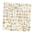 thumbnail image 2 of Elodie 200 Pieces Bulk Charms Pendants Jewelry Making Accessories for Findings Gift Gold, 2 of 8