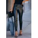 thumbnail image 1 of ABPHQTO Leggings negros de cintura alta de piel sintética para mujer, 1 of 5