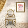 thumbnail image 3 of Kimberly, Allen 20x24 Gold Ornate Wood Framed with Double Matting Museum Art Print Titled - Be Silly 2 Pink, 3 of 4