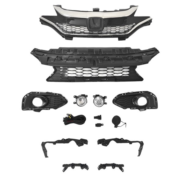 For Honda FIT Sport 2018-20 Front Grille/Mesh/Fog Light/Headlight Bumper Bracket