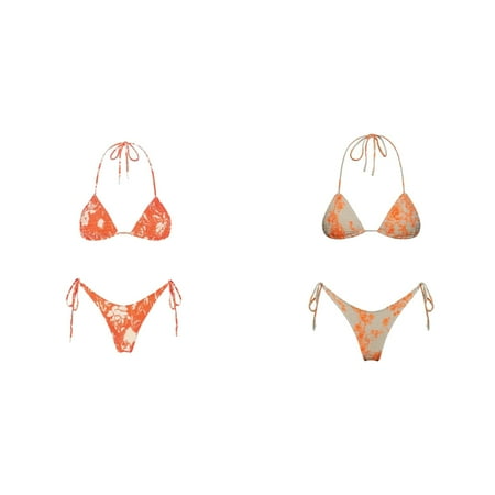 (2-Pack) Kcodviy Bikini 2025 Swimsuit Swimming Bra for Women Swimwear Push Up Supportive Bikini Tops for Large Bust Bikini Set Thong Brazilian Bathing Suit Beach Wear