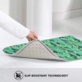 thumbnail image 4 of Cactus green Pattern Front Door Mat, Indoor Mats for Bedroom Bathroom Kitchen, Floor Mat Non-Slip, Soft Carpet Floor Cover Machine Washable Entryway Mat - 20x31.5in, 4 of 5
