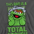 thumbnail image 2 of Sesame Street Father's Day Total Grouch Dad Adult Pull-Over Hoodie, Charcoal, 2X-Large, 2 of 4