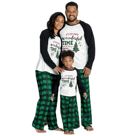 

Ma&Baby Family Matching Christmas Pajamas Xmas Tree Print Long Sleeve Sleepwear Loungewear Set