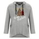 thumbnail image 4 of Camisas Navideñas Para Mujer, Camisetas de Manga Larga, Cuello Redondo, Con Capucha, Bolsillo Estampado, Camiseta Suelta de Otoño Odeerbi ODB205201, 4 of 6