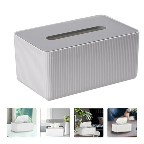 Tissue Paper Dispenser Box Cover Tissue Napkin Box Hand Towel Dispenser Tissue Cover Rectangular for Table Bathroom Bedroom Restaurant Office