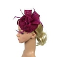 thumbnail image 6 of Clearance! Fdelink Handmade Women Hair Clip Feather Wedding Casual Fascinator Headpieces the Band, 6 of 7