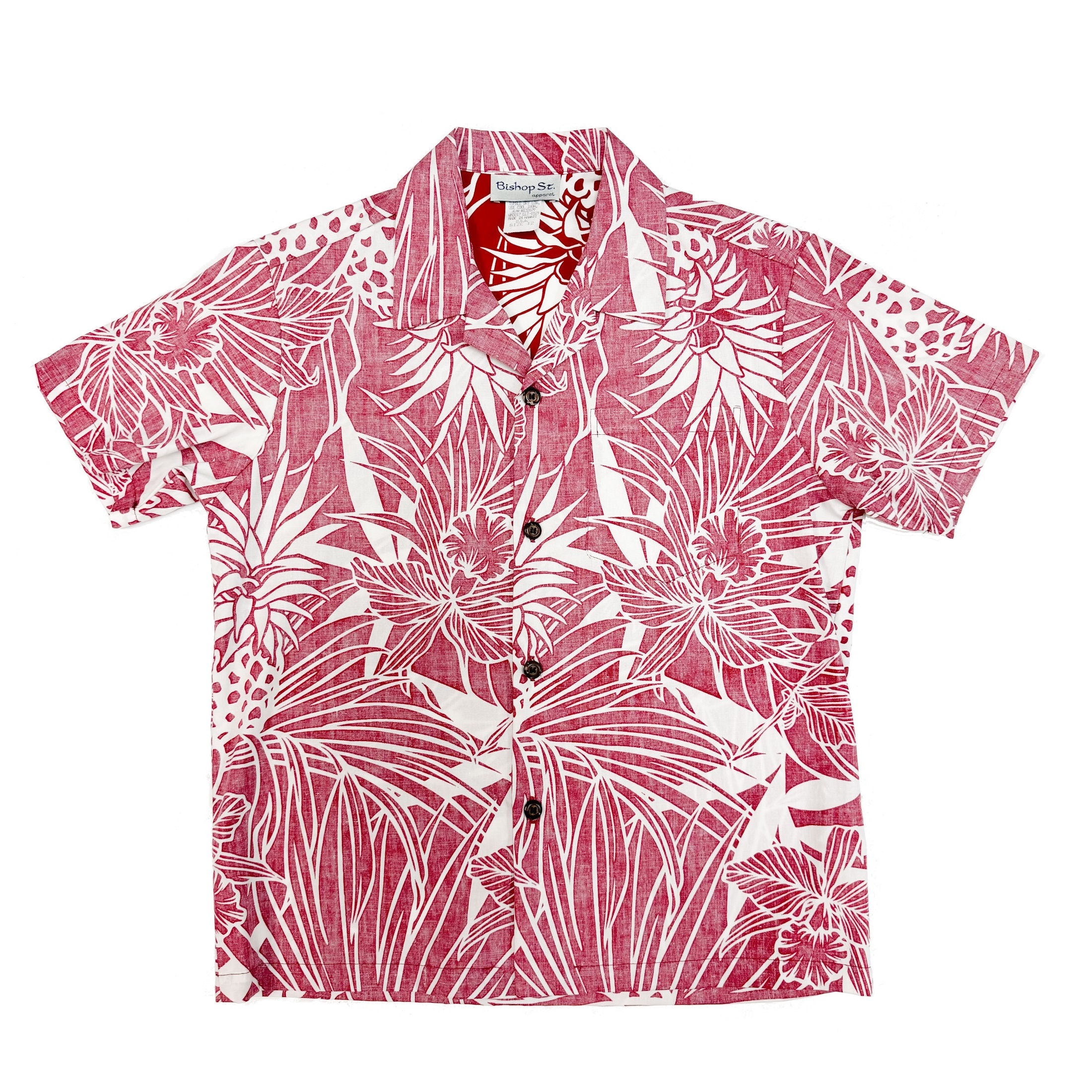 Bishop St Boys Reverse Aloha Button Up