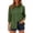 *Army Green, variant on ClodeEU Womens's V Neck Collared 3/4 Sleeve Button Up Shirt,Casual Solid Loose Blouse Pink,Womens Plus XXL