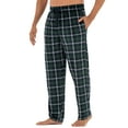 thumbnail image 2 of George Men's Fleece Plaid Sleep Pants, 2 of 6
