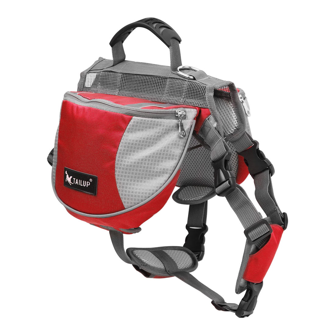 TAILUP Authorized Dog Pet Backpack Carrier Saddle Bag Outdoor Red S - www.semashow.com