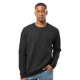 thumbnail image 2 of Tultex Men’s Crewneck Long Sleeve Sweatshirt, 80/20 Cotton/Polyester Fleece Winter Sweater (Black+White 2PCS, XL), 2 of 7