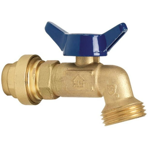 Homewerks P182812 0.5 x 0.75 in. Quarter Turn Ball Hose Bibb Valve