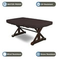 thumbnail image 2 of Poker Table Cover 18 Oz Waterproof - 100% Weather Resistant Outdoor Game Table Cover with Elastic at 4 Sides (94"W x 44" D x 8"H, Coffee), 2 of 6