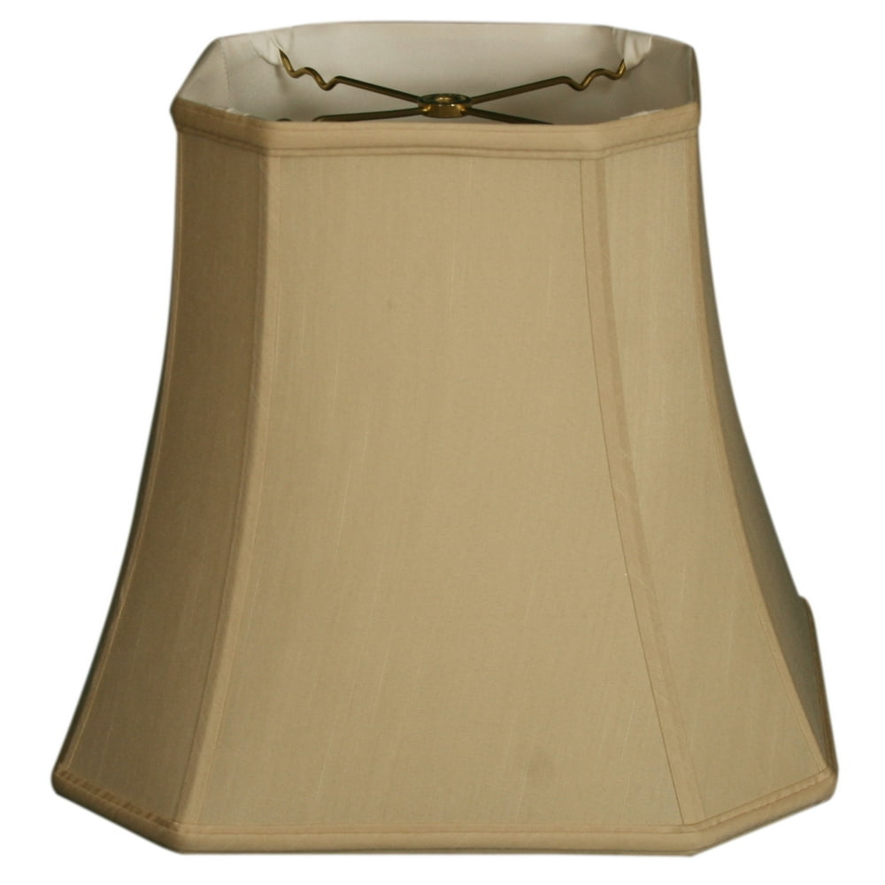 Royal Designs 17" Square Cut Corner Lamp Shade Beige