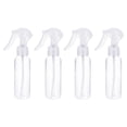 thumbnail image 1 of Botellas de spray Uxcell de 100ml, pulverizador recargable de plástico transparente, paquete de 4, 1 of 1