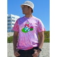 thumbnail image 2 of Colorful Corgi W Bowtie Tie Dye Cyclone Men -Image by Shutterstock, Male Large, 2 of 4