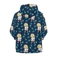 thumbnail image 4 of Xoenoiee Dental Nurse Print Casual Hooded Jacket for Teen Girls Boys Zip Up Hoodie Long Sleeve Sweatshirt with Pocket Kids Youth Fall Outerwear Outfits for 11-13 Years Kids, 4 of 7