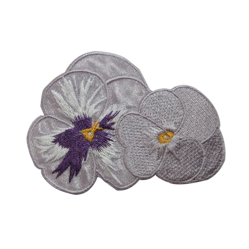 ID 6530 White Pansy Flowers Blossom Patch Garden