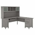 thumbnail image 1 of Bush Furniture Somerset 72W L Shaped Desk with Hutch, Platinum Gray, 1 of 7