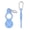 Blue, variant on Qhmade Water Bottle Clip, Water Bottle Holder Hook with Towel Hook Water Bottle Clip