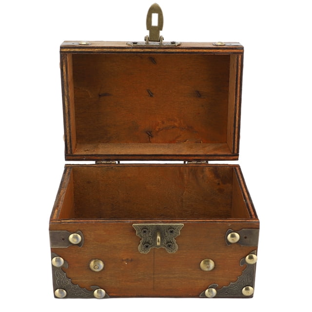 Caja Del Tesoro Vintage, Caja De Recuerdo Elegante Retro Resistente Decorativa Para Joyería