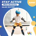 thumbnail image 2 of Patines en línea 2PM SPORTS Vinal para niños, ajustables, parpadeantes, 2 of 6