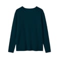 thumbnail image 5 of QIYAGBSA Waffle Knit Sweaters for Women Long Sleeve Crew Neck Solid Loose Relaxed Fit Drop Shoulder Ribbed Cuffs Lightweight Fall Winter Casual Pullover Tops, 5 of 5