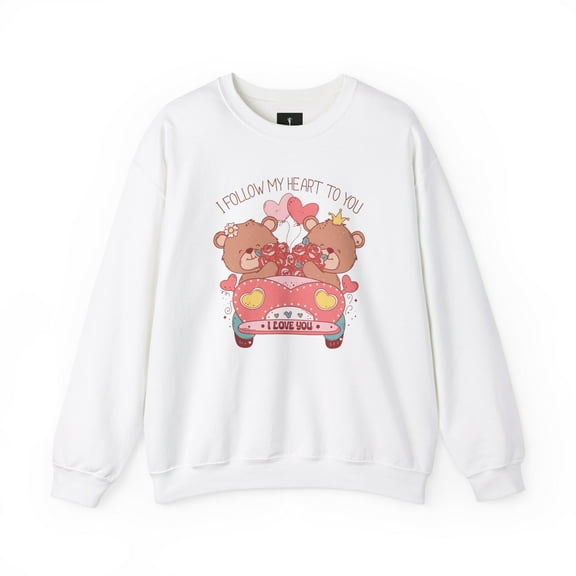 Heartwarming Style: Retro Valentines Sweatshirt with a Classic Twist