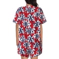 thumbnail image 3 of Xecao Palm Tree Pattern on Red print Swimsuit for women, Summer-ready, sporty style.Quick-dry fabric. Many sizes & colors., 3 of 9