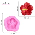 thumbnail image 2 of Resin Casting DIY Cake Decorations Sugarcraft Home Fondant Tool Hibiscus Mould Chocolate Mold Flower Mold Gummy Molds PINK, 2 of 8