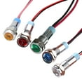 thumbnail image 4 of LED Indicator Warning Signal Light 8mm Thread Metal 220V 6V 12V 24V Nice, 4 of 8