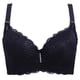 thumbnail image 4 of Sujetador de encaje sexy de talla grande, fino, con aro de acero fruncido en los laterales, lencería ajustable, 4 of 5