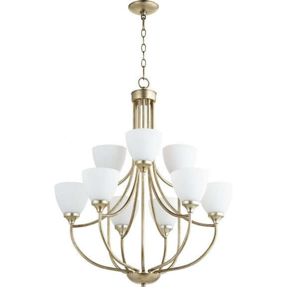 Quorum Lighting - Enclave - 9 Light 2-Tier Chandelier in Quorum Home Collection