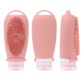 thumbnail image 3 of CSChome Bouteille de Voyage en Silicone 100ML Étanche Bouteille de Voyage en Silicone Rechargeable Distributeur de Shampooing Liquide, 3 of 6