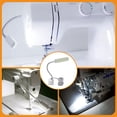 thumbnail image 5 of Aoresac Sewing Machine Light LED Lighting (30LEDs) 2 Watt for Workbench Lathe Drill Press Daylight White Flexible Gooseneck Arm Work Lamp with Magnetic Mounting Base White, 5 of 8