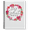 Floral Get It Done, variant on Gotcha Covered 8.5" x 11" Funny Spiral Notebook, White