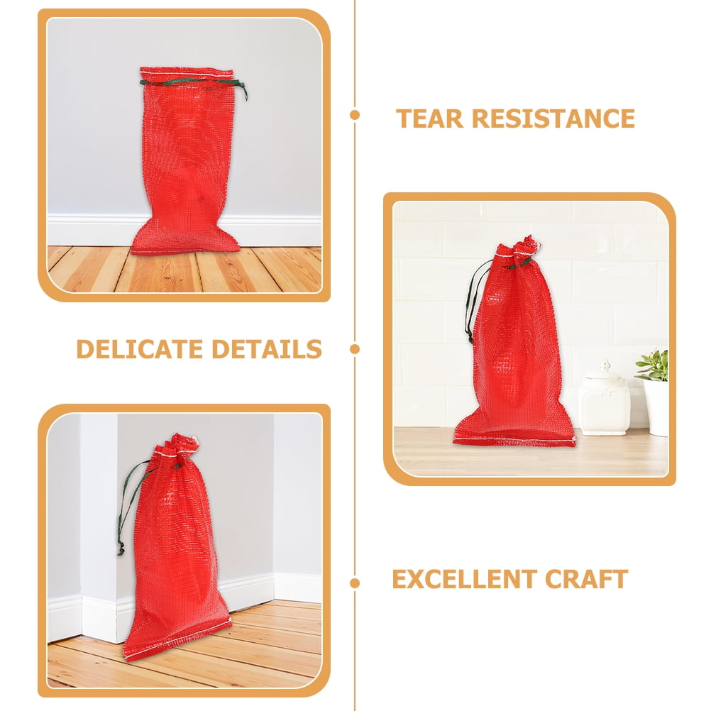 50pcs Agricultural Vegetable Bags Mesh Onion Packing  Bags Potato Mesh Bags