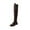 Brown, variant on Bouanq Women's Knee High Boots Over The Knee Heels Thigh High Boots Sexy Stiletto High Heel Stretch Suede Side Zip Pointed Toe Fall Winter Thigh Long Boots