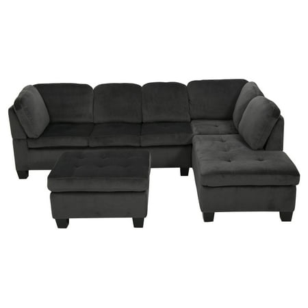 Evan 3 Piece Sectional Sofa (Best Value Sectional Sofa)