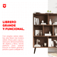 thumbnail image 2 of UTILIA Librero Organizador Minimalista de Madera con 3 Capas y 7 Celdas, Estante Librero Grande para Decoraciones, Plantas y Libros, Mueble Organizador para Sala, Dormitorio y Oficina, 2 of 5