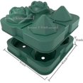 thumbnail image 4 of Ice Cube Tray, 2.5 Inch Ice Cube Silicone Molds, 2 Cavity Rose & 2 Diamond Ice Ball Maker, 4 of 5