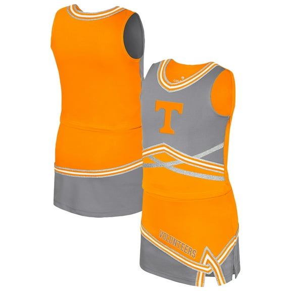 Girls Youth Colosseum Tennessee Orange Tennessee Volunteers Lollipop Park Cheer Two-Piece Set