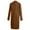 Khaki, variant on Honeeladyy Clearance under 5$ Winter Peacoat Elegant Womens Plus Size Button Cardigan Solid Lapel Long Sleeve Mid-Length Work Office Open Front Outerwear