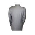thumbnail image 5 of Mens Apollo  King  Banded Collarless suit Chinese Mandarin Wide leg AG93 Gray, 5 of 11