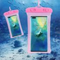 thumbnail image 5 of Hvmvliv Swimming Phone Pouch Water-Proof Phone Pouch Touchable Diving Rafting Swimming Universal Cell Phone Dry Bags For Beach Pool Swimming Pink, 5 of 9