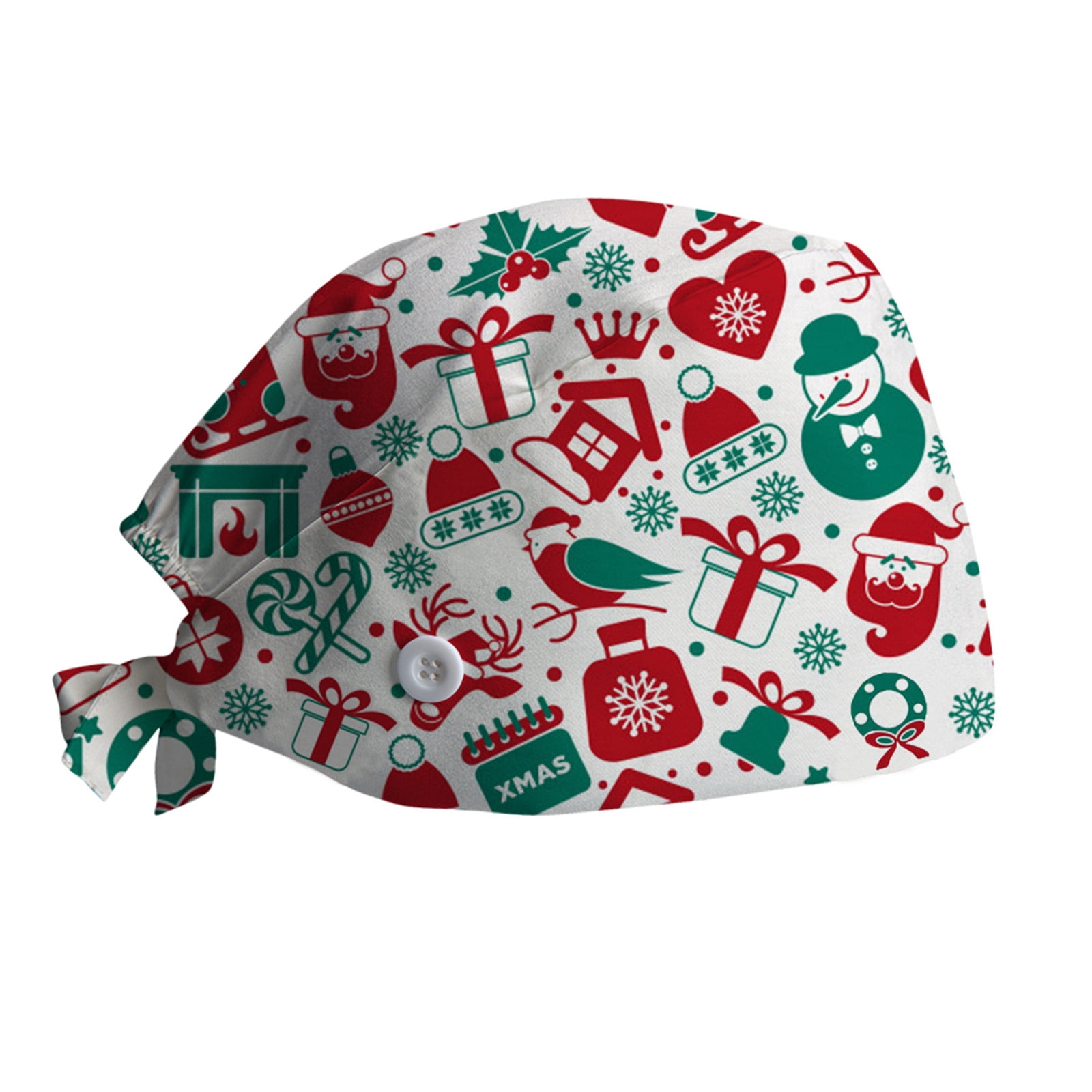 Tuscom Christmas Scrub Caps Surgical 