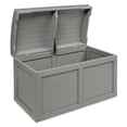 thumbnail image 4 of Hardwood Barrel Top Toy Chest - Gray, 4 of 9