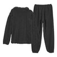 thumbnail image 6 of UAMVSH Fleece Pajamas for Women Zip Up Jacket and Long Pants Pj Set with Pockets 2 Piece Fluffy Loungewear Winter Clothes, 6 of 6